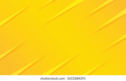 Fundo abstrato amarelo e laranja com listras diagonais. Padrão Mínimo Geométrico Vetorial. Textura elegante moderna. estilo de papel dobrado