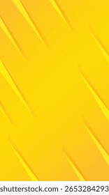 Fundo abstrato amarelo e laranja com listras diagonais. Padrão Mínimo Geométrico Vetorial. Textura elegante moderna. estilo de papel dobrado
