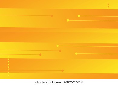 Fundo abstrato amarelo e laranja com listras diagonais. Padrão Mínimo Geométrico Vetorial.