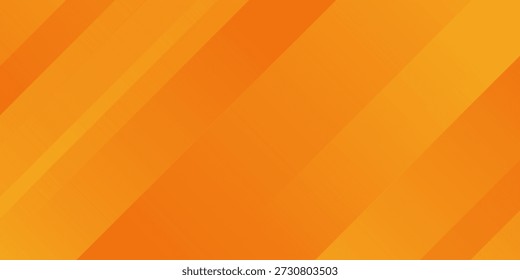 Abstract Yellow and Orange Colored Background with Diagonal Stripes. Vector Geometric Minimal Pattern. Modern Sleek Texture