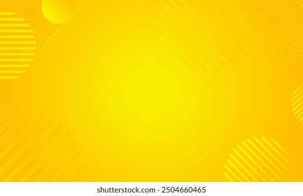 Abstract yellow orange colorful template banner with gradient color and small polka dot technology background Design with liquid shape vector design