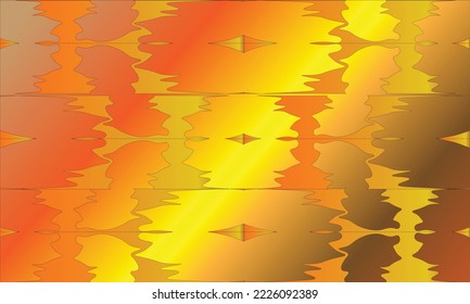 abstract yellow, orange and dark brown