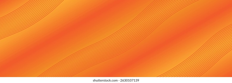 Abstrakte gelbe und orangefarbene Flüssigkeit formen modernen Hintergrund. Fit für Präsentationsdesign. 