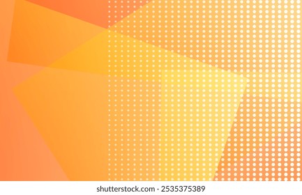 Diseño de fondo de Ilustración vectorial de gradiente geométrico amarillo Abstractas y naranja. Plantilla para Web, cartel, cabecera, Anuncio y Fondo de pantalla.