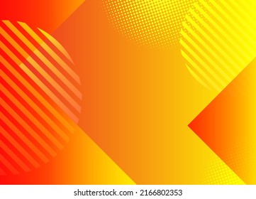 Resumen. Fondo de forma geométrica amarillo anaranjado. vector.