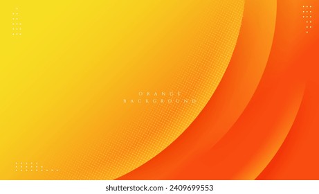 abstract yellow orange gradient background with halftone