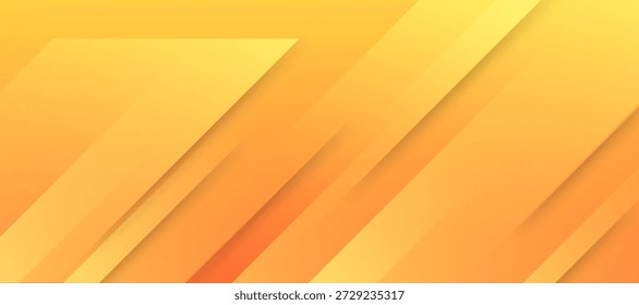 Fundo de gradiente amarelo e laranja abstrato com fluxo diagonal suave.