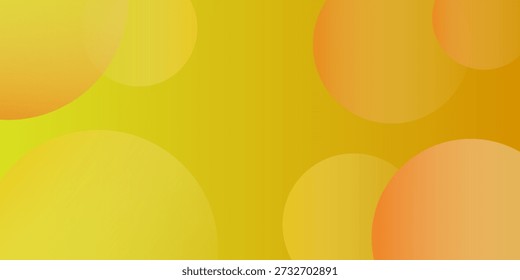 Abstractas fondo amarillo naranja degradado con círculos suaves. Moderno creativo de moda en Vector EPS 10