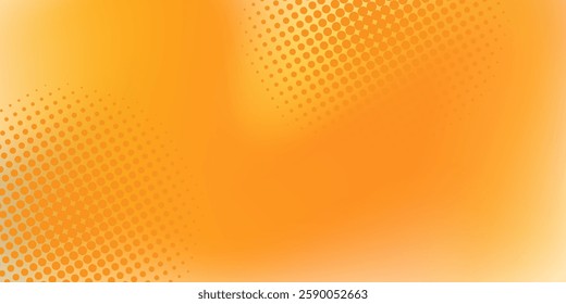 abstract yellow and orange gradient banner background