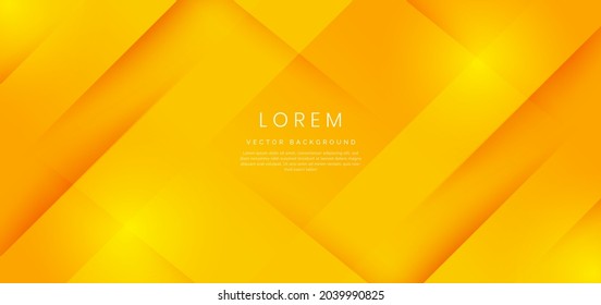 Abstract yellow and orange gradient diagonal background. You can use for ad, poster, template, business presentation. Vector illustration