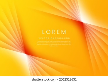 Abstract yellow and orange gradient diagonal background. You can use for ad, poster, template, business presentation. Vector illustration