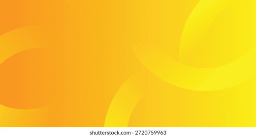 Diseño de fondo de círculos superpuestos de degradado naranja amarillo abstracto.