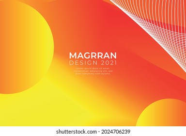 Resumen del fondo de las formas de gradiente amarillo anaranjado para Afiche, Cartel, portada, impresión, promoción, venta. Plantilla moderna de diseño de vector de fondo mínimo