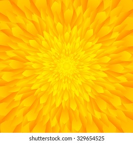 Abstract yellow & orange tones flower background