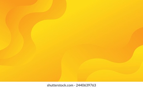 Abstract yellow and orange wave background. It is suitable for posters, flyers, websites, covers, banners, advertising
