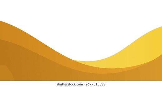 Fondo Abstractas de la onda amarilla y naranja – Plantilla moderna del diseño del degradado