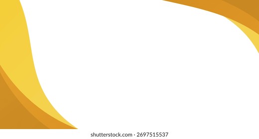 Abstractas fondo de onda amarillo y naranja. Diseño moderno de moda en Ilustración vectorial