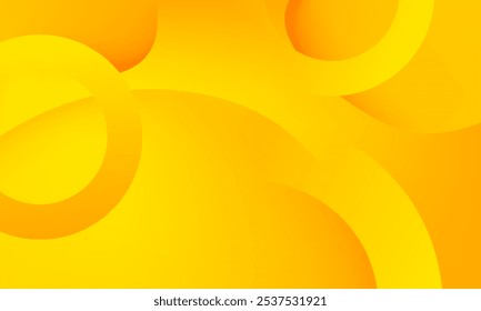 Abstractas amarillo, naranja gradiente ondulado diseño de fondo de Ilustración vectorial. Plantilla para Web, cartel, cabecera, Anuncio y Fondo de pantalla.