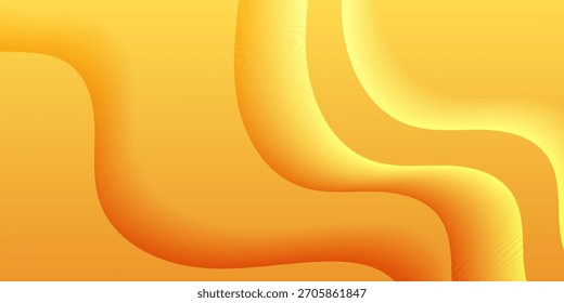 Fondo ondulado Abstractas del gradiente naranja amarillo. Traje para el Anuncio, el Web, el folleto, el panfleto y la presentación
