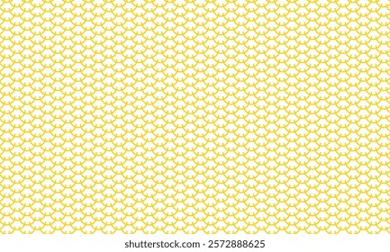 abstract yellow outline fish scale pattern suitable for background.