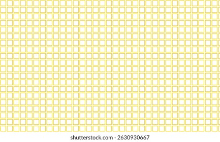 abstract yellow outline rectangle shape grid pattern can be used background.
