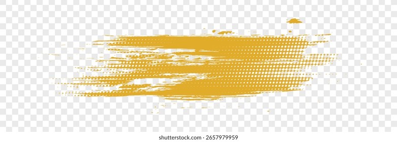 Cepillo de pintura amarillo Abstractas. eps 10
