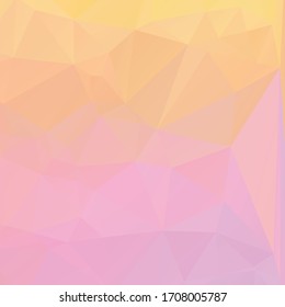 Abstract yellow and pink polygon texture