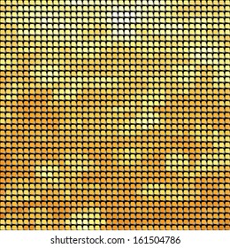 Abstract yellow pixel mosaic seamless background. The seamless color mosaic texture 