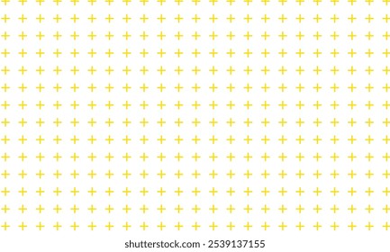 abstract yellow plus pattern vector can be used background, wallpaper, wall cloth.