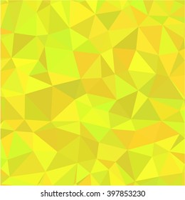 Abstract yellow polygon background
