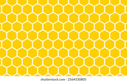 abstract yellow polygon pattern can be used background.