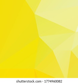 Abstrakter gelber Polygon-strukturierter Hintergrund