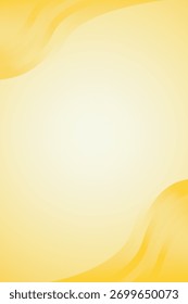 Abstrakte gelbe Porträt Hintergrund Geometrie Form mit weißem Raum für Text oder orangefarbene Hintergrund Welle für Flyer Banner Design