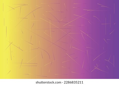 Abstract yellow and purple gradient background with lines