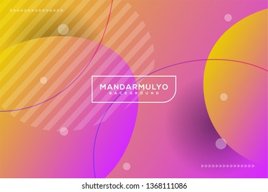 abstract yellow purple gradient curve swoosh shapes irregular background landing page wallpaper home screen theme vector illustration eps 10