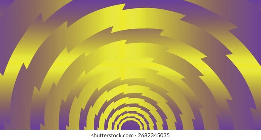 Fondo de zigzag púrpura amarillo Abstractas. Elementos gráficos minimalistas para carteles, portadas, Fondos de pantalla, Anuncios, volantes, folletos y presentaciones. Volumen 3