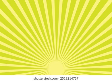 Abstract yellow rays background, Color burst, Radial sun color, Design.