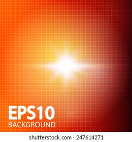 Abstract yellow red background. Vector Illustration.