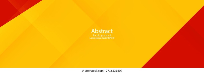 Abstractas fondo geométrico amarillo y rojo con Formas diagonales. Concepto moderno para el Diseño gráfico, fondo, Diseño web, cartel, Anuncio, libro, presentación de diapositivas.