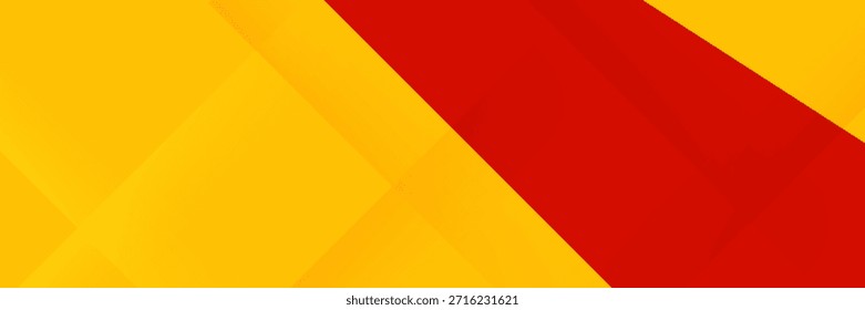 Abstractas fondo geométrico amarillo y rojo con Formas diagonales. Traje para el Anuncio, el Web, el folleto, el panfleto y la presentación