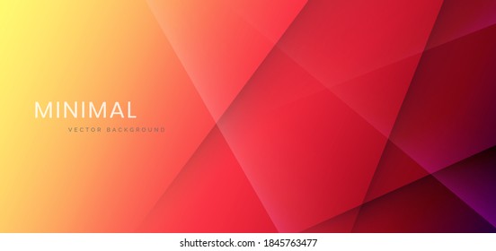 Resumen de fondo de gradiente rojo amarillo rosado con líneas de rayas diagonales. Puede usar para publicidad, afiche, plantilla, presentación comercial. Ilustración del vector