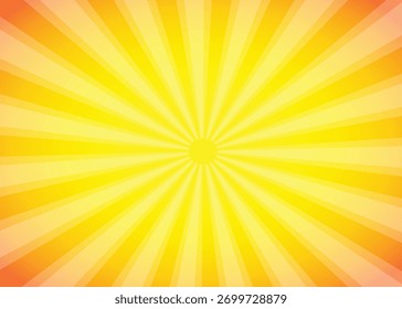 Abstract yellow retro background vector illustration