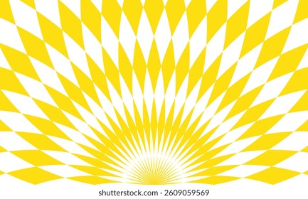 abstract yellow rhombus arc line pattern background, banner, poster.