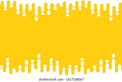 Abstract yellow Rounded Lines background.