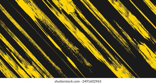 Abstractas Amarillo Rasguño Rayas Grunge Textura Diseño En Fondo Negro