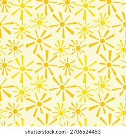 ABSTRACTAS AMARILLO sin fisuras patrón decorativo elemento de telón de fondo Fondo de pantalla moderno simple textura de fondo efecto de repetición ornamento textil papel de embalaje