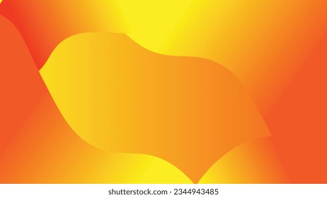 Abstract yellow shape three layer background.