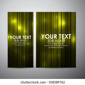 Abstract yellow shining line pattern. Graphic resources design template. Vector illustration