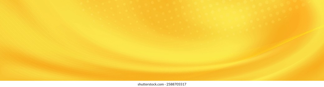 Abstract yellow silk flowing background.