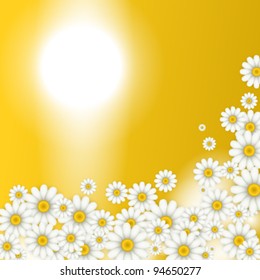 abstract with yellow sky